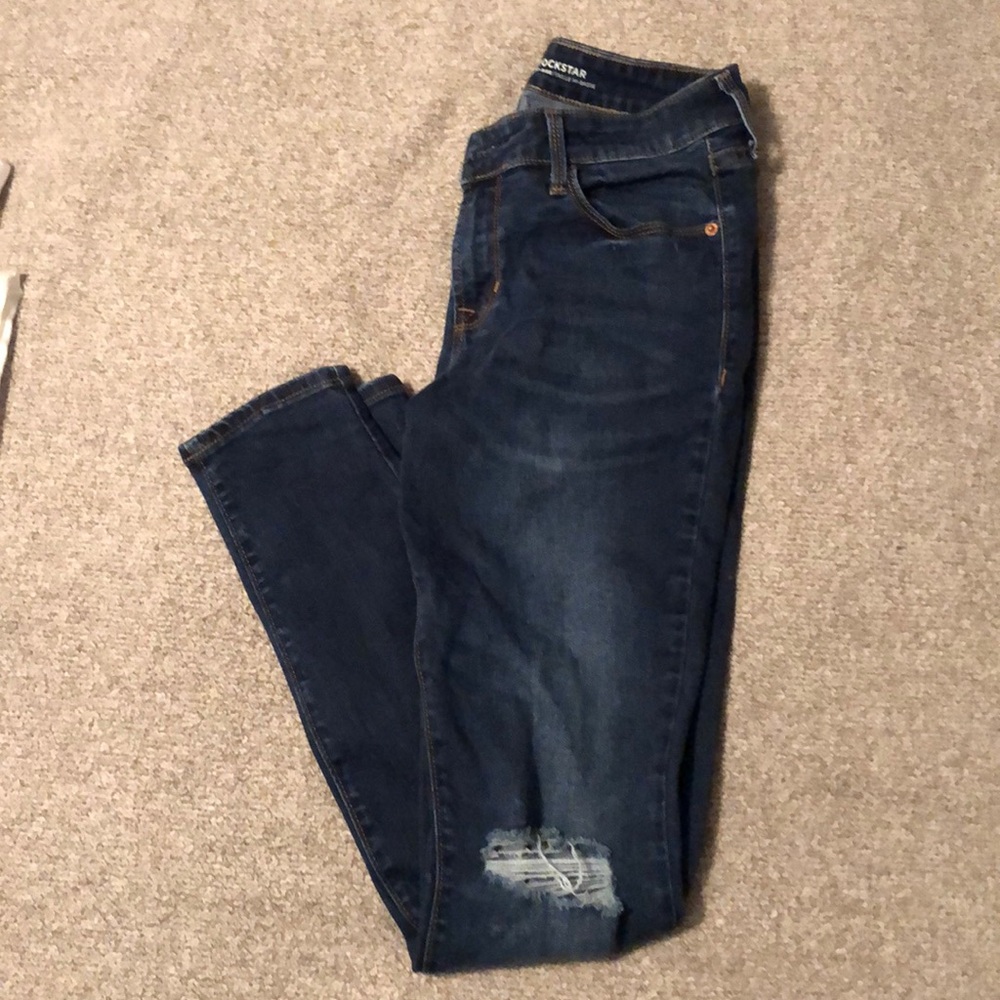 Mid rise rockstar jeans